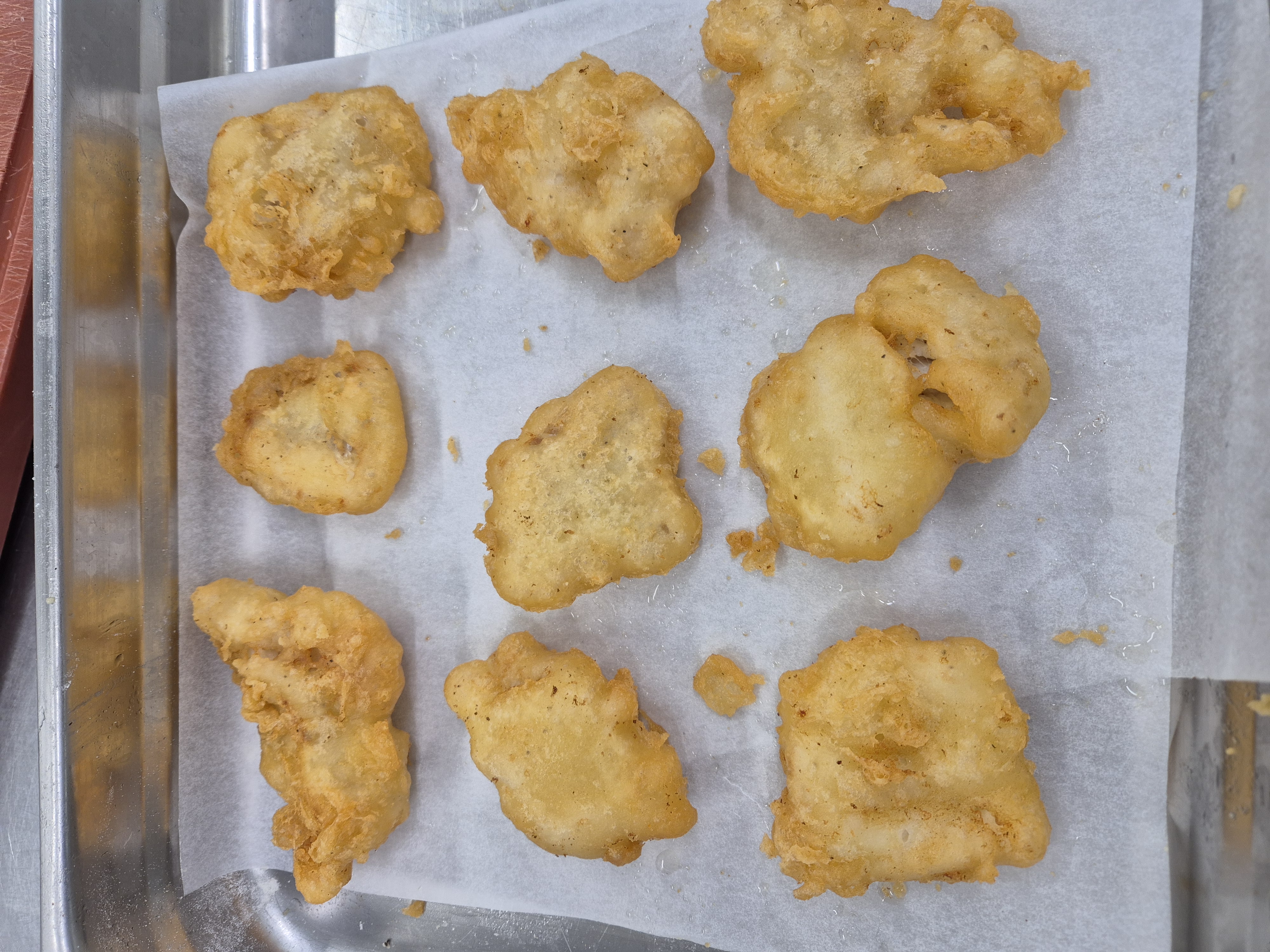 Þorskur í Tempura, bjór deigi 